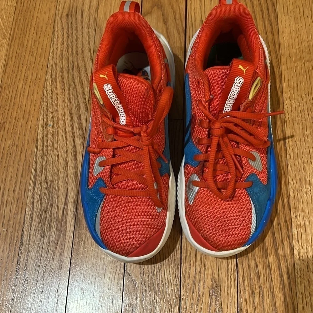 Mario Bros pumas super Mario 64 RS Dramers snickers Red.